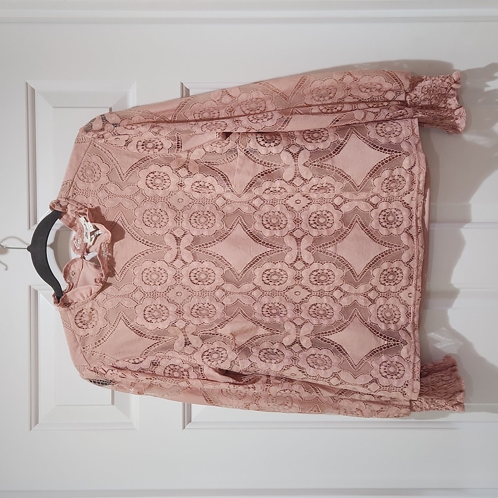 Lace Pink blouse
